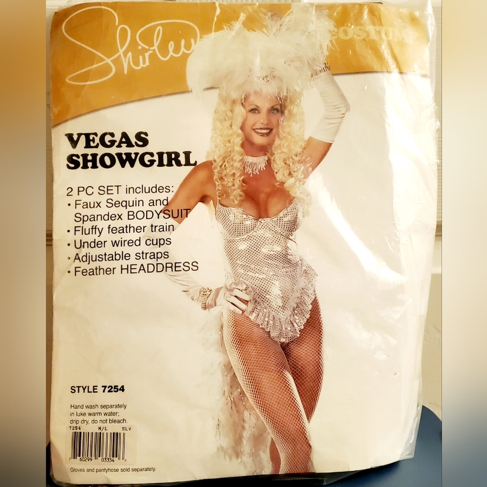 Vegas showgirl costume SIZE M/L